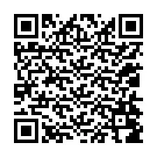 QR-koodi puhelinnumerolle +12014086558