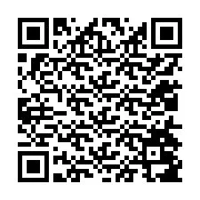 QR-koodi puhelinnumerolle +12014087746