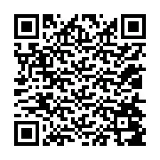 QR-koodi puhelinnumerolle +12014087749