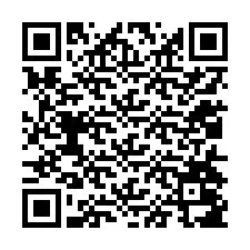 QR код за телефонен номер +12014087756