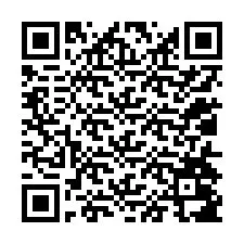 QR kód a telefonszámhoz +12014087758