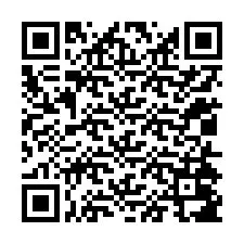 QR-koodi puhelinnumerolle +12014087860