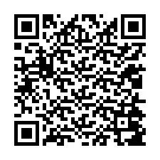 QR-koodi puhelinnumerolle +12014087862