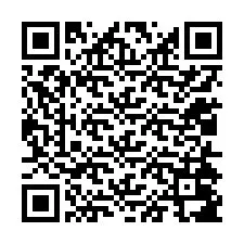 QR-koodi puhelinnumerolle +12014087866