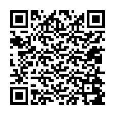 QR код за телефонен номер +12014087867