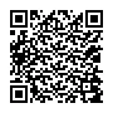 QR-koodi puhelinnumerolle +12014087869