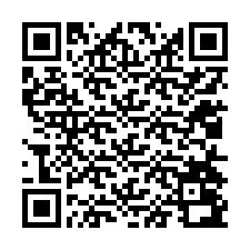 QR-koodi puhelinnumerolle +12014092722