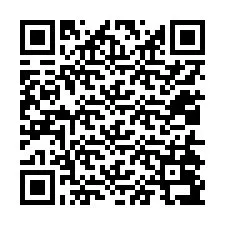 Código QR para número de teléfono +12014097843