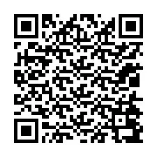 QR-koodi puhelinnumerolle +12014097845