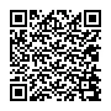 QR-koodi puhelinnumerolle +12014097852