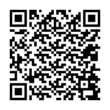 QR-koodi puhelinnumerolle +12014097857