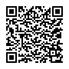 QR-код для номера телефона +12014172448