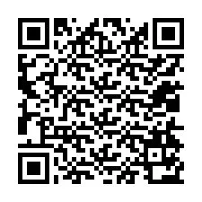 QR-koodi puhelinnumerolle +12014172547