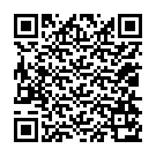 QR-koodi puhelinnumerolle +12014172579