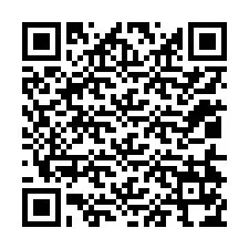 QR-koodi puhelinnumerolle +12014174401