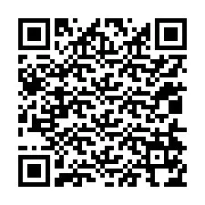 QR-koodi puhelinnumerolle +12014174410