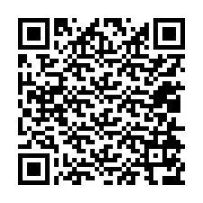 QR-koodi puhelinnumerolle +12014176877