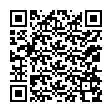 QR код за телефонен номер +12014178951