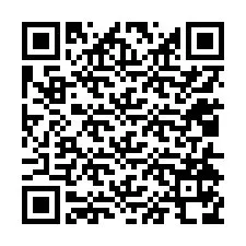 QR код за телефонен номер +12014178952