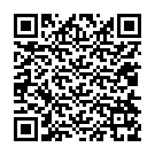 QR-код для номера телефона +12014179612