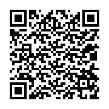 QR код за телефонен номер +12014179614