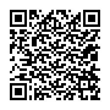 QR Code สำหรับหมายเลขโทรศัพท์ +12014179615