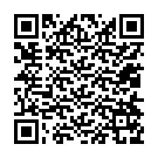 QR код за телефонен номер +12014179617