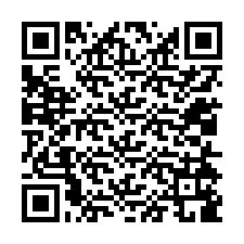 QR-koodi puhelinnumerolle +12014189833