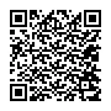 QR-koodi puhelinnumerolle +12014217777