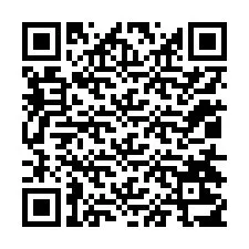 QR-koodi puhelinnumerolle +12014217781