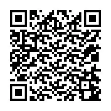 QR-код для номера телефона +12014242101