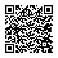 QR-код для номера телефона +12014289767