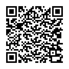 QR код за телефонен номер +12014330432