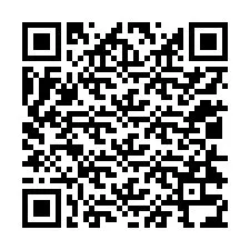 QR-koodi puhelinnumerolle +12014334164