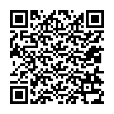 QR-koodi puhelinnumerolle +12014334507