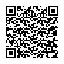 QR-код для номера телефона +12014334508