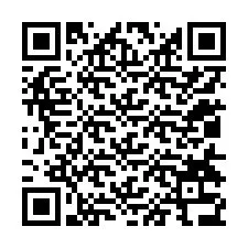 QR-код для номера телефона +12014336714