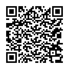 QR-koodi puhelinnumerolle +12014336715