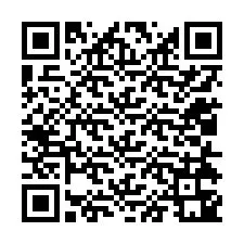 QR-код для номера телефона +12014341836