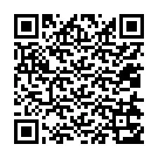 Codice QR per il numero di telefono +12014353803