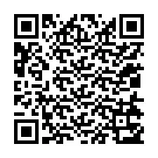 QR-koodi puhelinnumerolle +12014353804