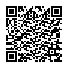 Kode QR untuk nomor Telepon +12014356080