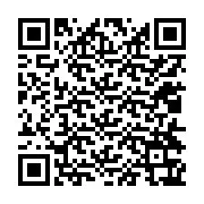 QR код за телефонен номер +12014367652