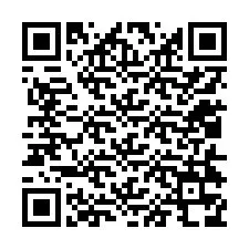 Kode QR untuk nomor Telepon +12014378456