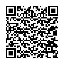 QR код за телефонен номер +12014378784