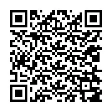 QR kód a telefonszámhoz +12014387422