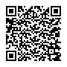 QR-koodi puhelinnumerolle +12014387424