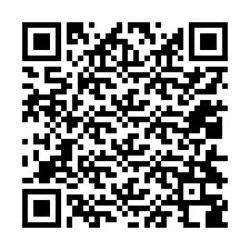 QR-koodi puhelinnumerolle +12014388257