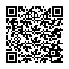 QR-код для номера телефона +12014403146