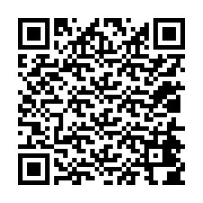 QR-koodi puhelinnumerolle +12014404849